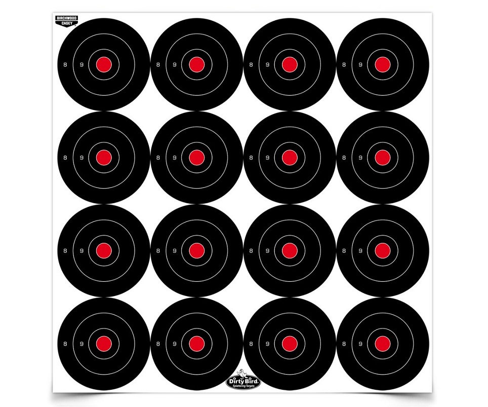 Birchwood Casey DIRTY BIRD RAPID FIRE Splattering Target  7.5 Centimeter Targets